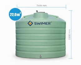 ZBIORNIK AGRO-Tank  (jednopłaszczowe- tworzywo) 22000 litrów RSM