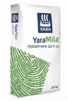 YaraMila POWER NPK 20-7-10+3MgO+4S paleta 1.2 t (48 szt x 25 kg)