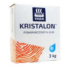 NAWÓZ MAKROELEMENTOWY KRISTALON POMARAŃCZOWY 6-12-36 + MICRO YARA  3KG